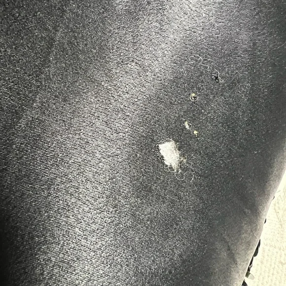 Black Sequin Pillow with Green LOVE Design - Picture 11 of 11